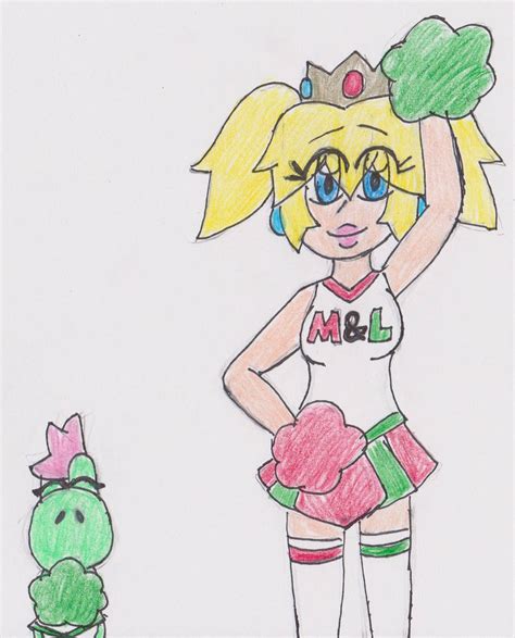 peach and little apper cheerleader by momokotuharumaki on deviantart