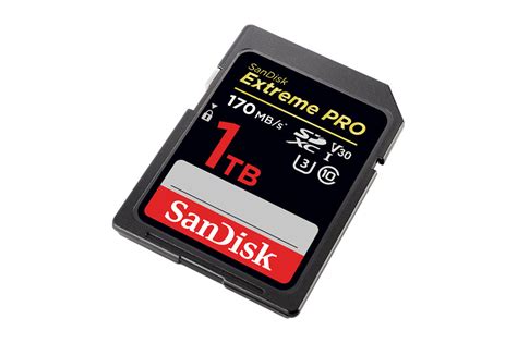 Dec 13, 2011 · graphics card. SanDisk Releases a 1TB Extreme Pro SDXC Memory Card