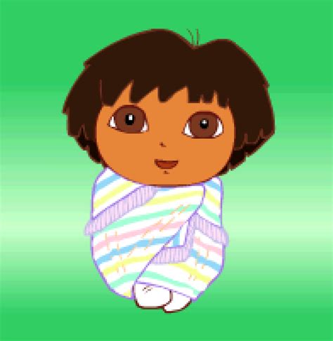 Baby fun bathing is safe game with content for little kids. Dora As A Baby | Baby Dora by PuccadomiNyo (With images ...