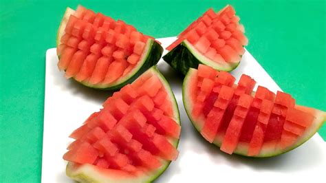How To Beautifully Cut And Serve A Watermelon Diy Party Idea Tutorial