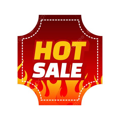 Hot Sale White Transparent Hot Sale Vector Png Fire Hot Sale Icon