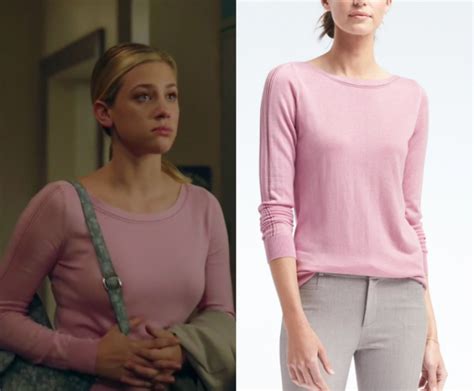 Riverdale Season 2 Episode 5 Bettys Pink Seamed Sweater Shop Your