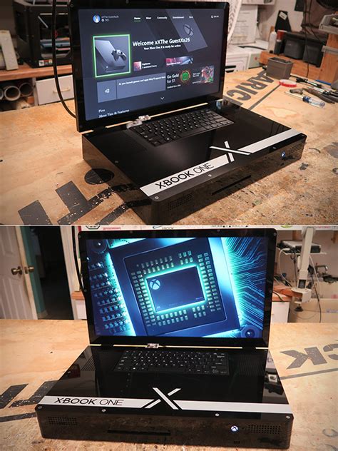 Gamer Transforms Xbox One X Into A Portable Laptop Complete With 215