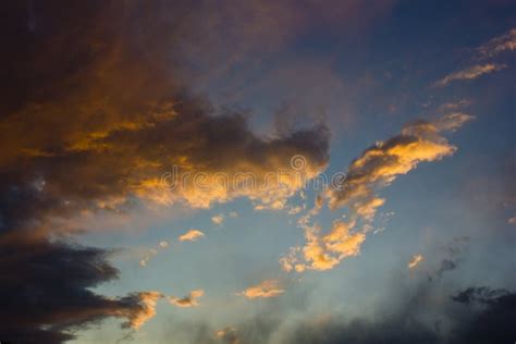Clouds At Sunset Stock Photo Image Of Nature Colors 66582436