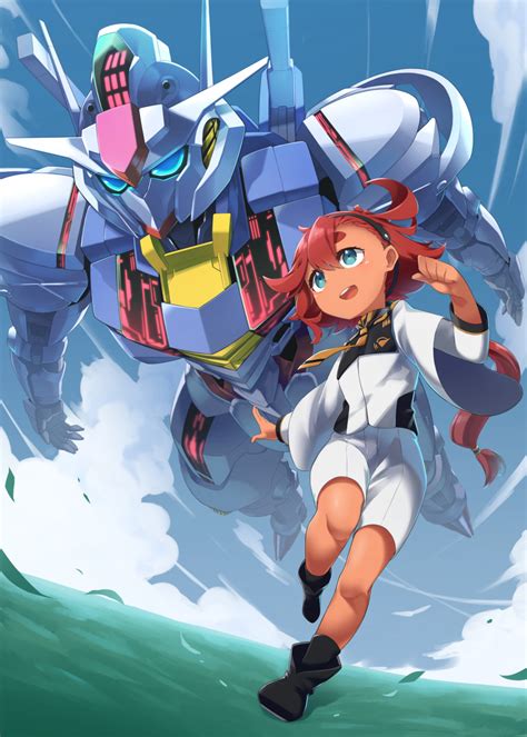 Toyuri Angrm Gundam Aerial Suletta Mercury Gundam Gundam Suisei No Majo Absurdres