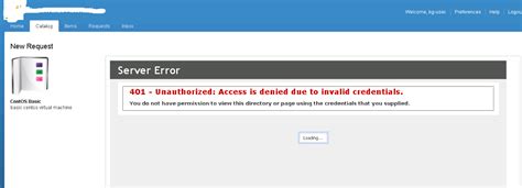 Virtualization The Future 401 Unauthorized Access Is Denied Due To