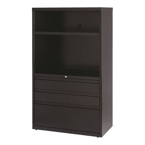 This compact design is an ideal option. Hirsh 3 Drawer Lateral File Cabinet in Black 29404196270 ...