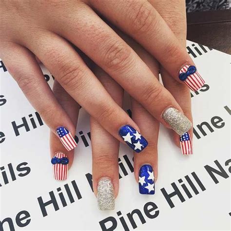 31 Patriotic Nail Ideas For The 4th Of July Page 3 Of 3 Stayglam