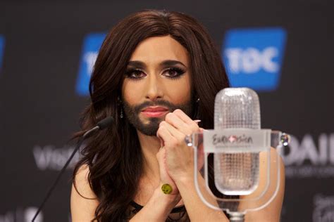 austrian drag act conchita wurst wins eurovision song contest