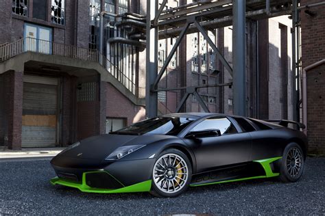 Lamborghini Murcielago Tuning Black And Green Car