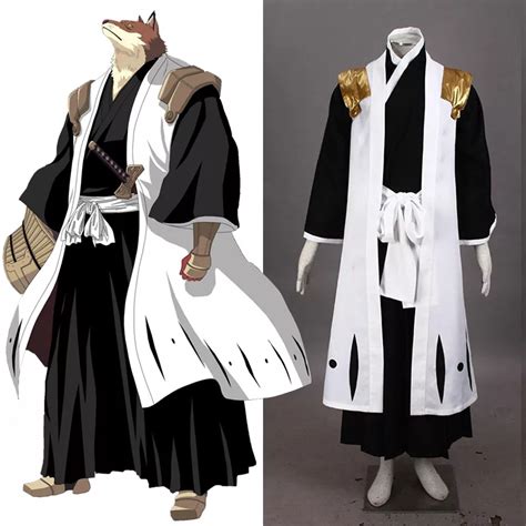 Komamura Sajin Cosplay Costumes Captain Of The 7th Division Shihakusho