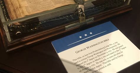 Fredericksburg No 4 To Restore Historic Washington Masonic Bible
