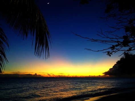Sunset In Barbados Pics