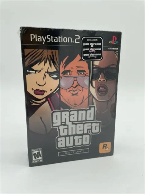 Grand Theft Auto The Trilogy Sony Playstation 2 2006 Factory Seal
