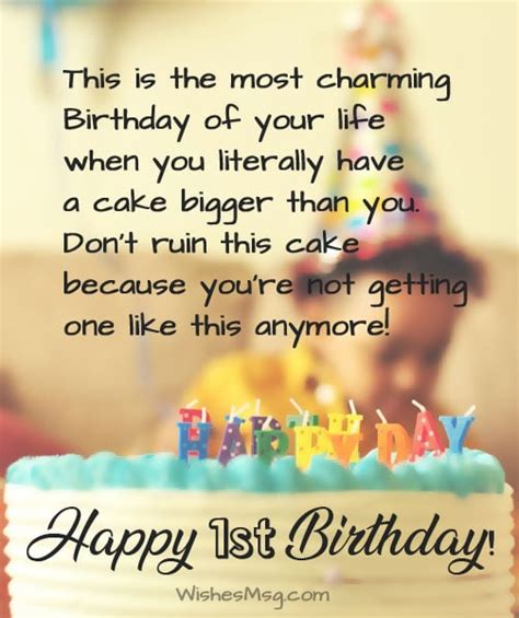 These birthday quotes and wishes are unique and heartfelt from a mother's unconditional love. First Birthday Wishes and Messages For Baby - Ultra Wishes