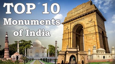 Top 10 Monuments Of India Youtube