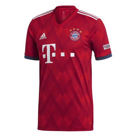 Hand drawn in the art of football studio also available as a print. adidas Synthetic Fc Bayern Munich 2018-2019 Home Strip T ...