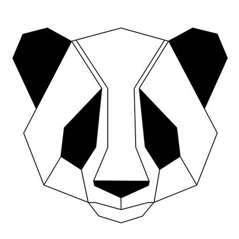 Geometric Panda By Armtrack Redbubble Geometric Art Prints