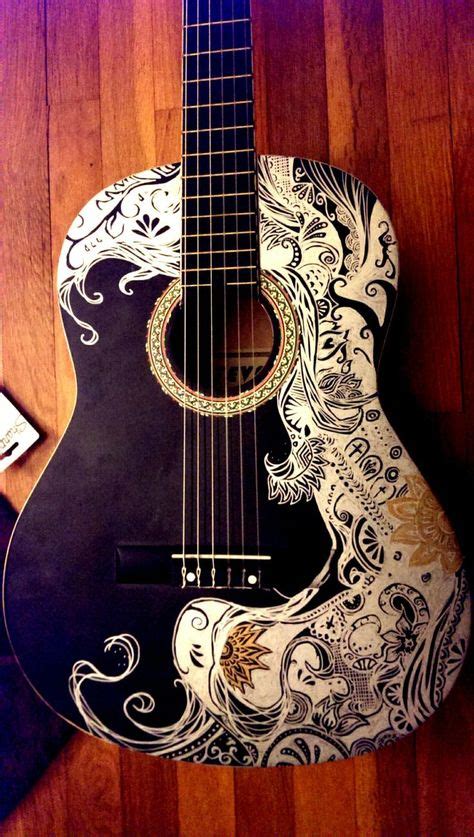 84 Guitar Art Ideas Guitar Art Guitar Guitar Painting