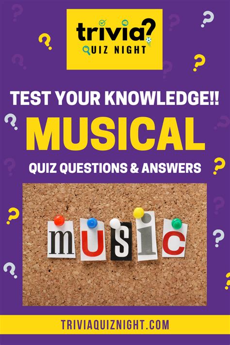 100 Of The Best Musical Quiz Questions And Answers Music Trivia