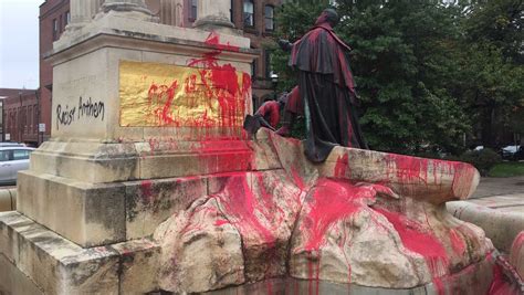 Baltimores Francis Scott Key Monument Vandalized