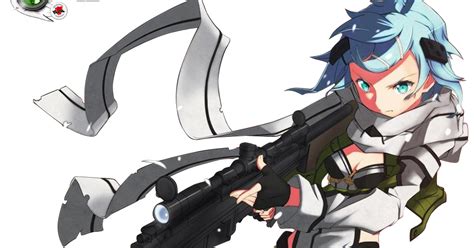 Sword Art Onlinesinon Kakoiii Sniper Accion Render Ors
