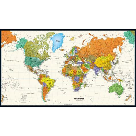 Turner Contemporary World Wall Map The Map Shop