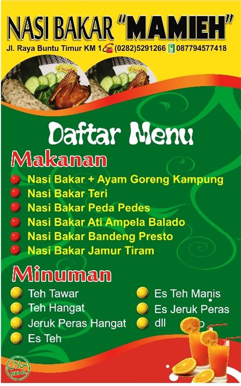 Find and download wallpaper keren on hipwallpaper. Desain Daftar Menu Makanan cdr | Kumpulan Desain Grafis ...
