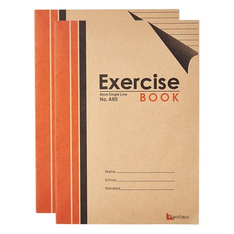 Soft Cover Exercise Book A4 Single Line 80 Pages Color Station Website