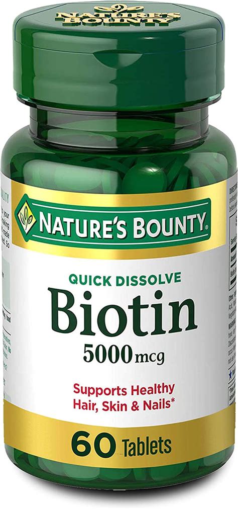 Buy Biotin By Natures Bounty Vitamin Supplement Supports Metabolism