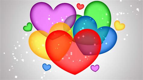 Download 3d Heart Wallpaper Hdwpro By Wwright47 Colorful Hearts