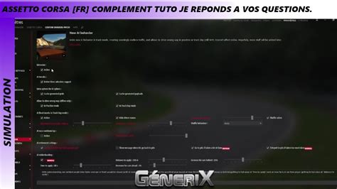 Assetto Corsa Fr Complement Tuto Je Reponds A Vos Questions Youtube