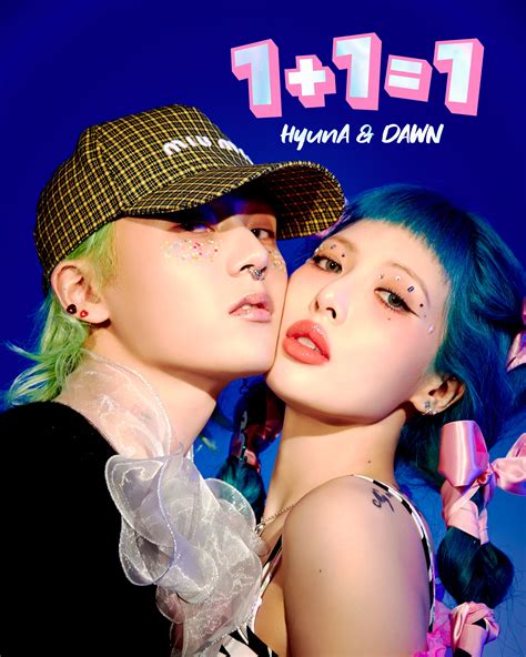 Hyuna And Dawn Reveal Official 111 Duet Album Cover Allkpop