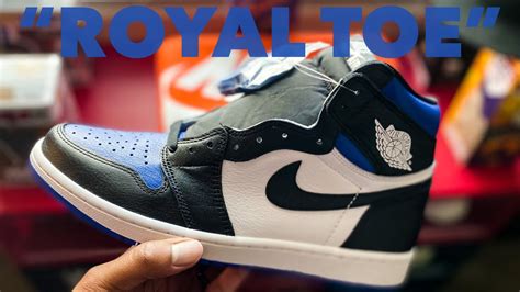 Air Jordan 1 Royal Toe Unboxing And On Foot Youtube