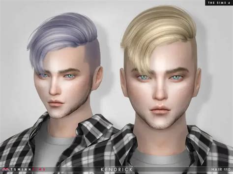 The Sims Resource Kendrick Hair 110 By Tsminhsims Sims 4 Hairs