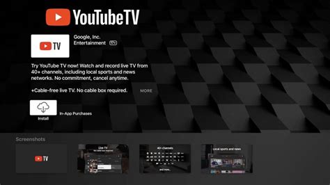 However, i downloaded the app. YouTube TV App Officially Launches for Apple TV