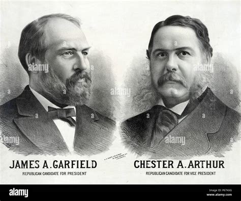 James A Garfield Republican Candidate For President Chester A