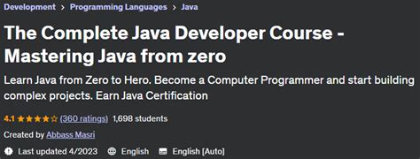 Udemy The Complete Java Developer Course Mastering Java From Zero Downloadly