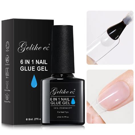 Gelike Ec In Nail Glue Base Gel For Acrylic Nails Long Lasting