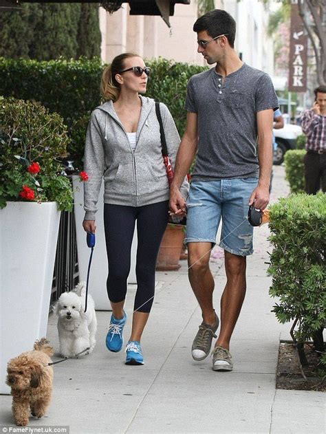 Novak Djokovic And Jelena Ristic Enjoy Romantic Stroll In Hollywood Novak Djokovic Jelena