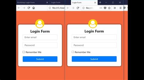 Bootstrap Create Responsive Login Form Using Bootstrap Youtube