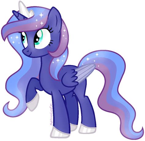 Lunar Rain She Is A Beautiful Alicorn And Loves The Moon And Anything