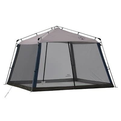 This screened canopy can be set up within 10 minutes by 1 person. Coleman® Instant Screened Canopy 11'x11' : Target