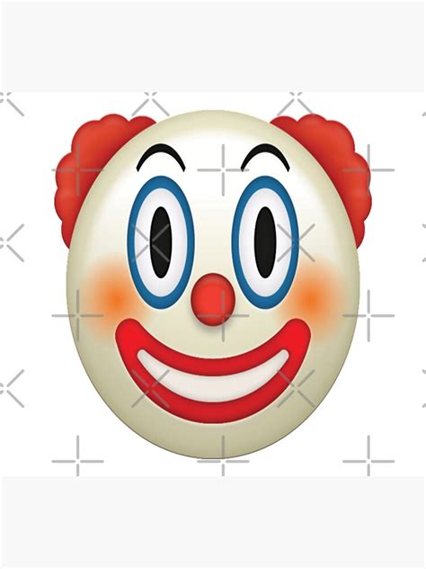 Emoji Circus Clown Birthday Ringmaster Red Nose Face Funny Tee