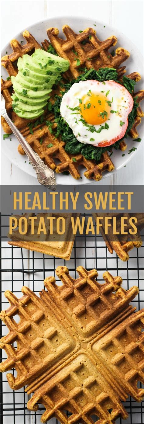What exactly is a potato waffle? These sweet potato waffles are very easy to make and can be served with sweet as well as savo ...