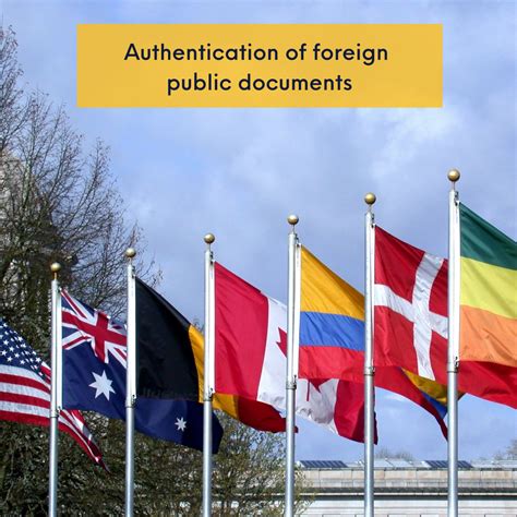 Authentication Of Foreign Public Documents Divinalaw