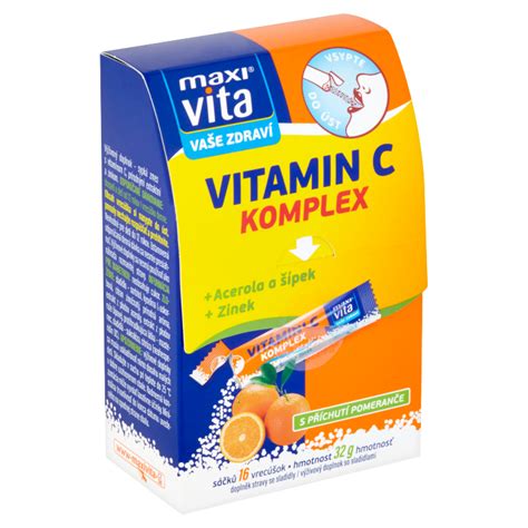 Teta Drogerie Maxi Vita Va E Zdrav Vitamin C Komplex Acerola A