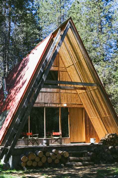 Maybe you would like to learn more about one of these? Sophisticated A-Frame Cabins above Bass Lake, California ...