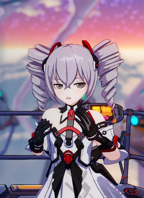Under the glow of sunset, valkyrie kiana leapt out from the hyperion, plummeting through the clouds like a falling meteor towards a warship. Honkai Impact 3 | เกม