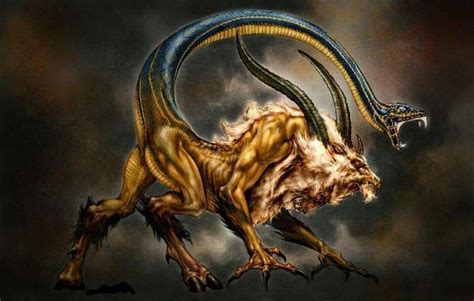 Chimara Mythological Creatures Mythical Creatures Fantasy Creatures